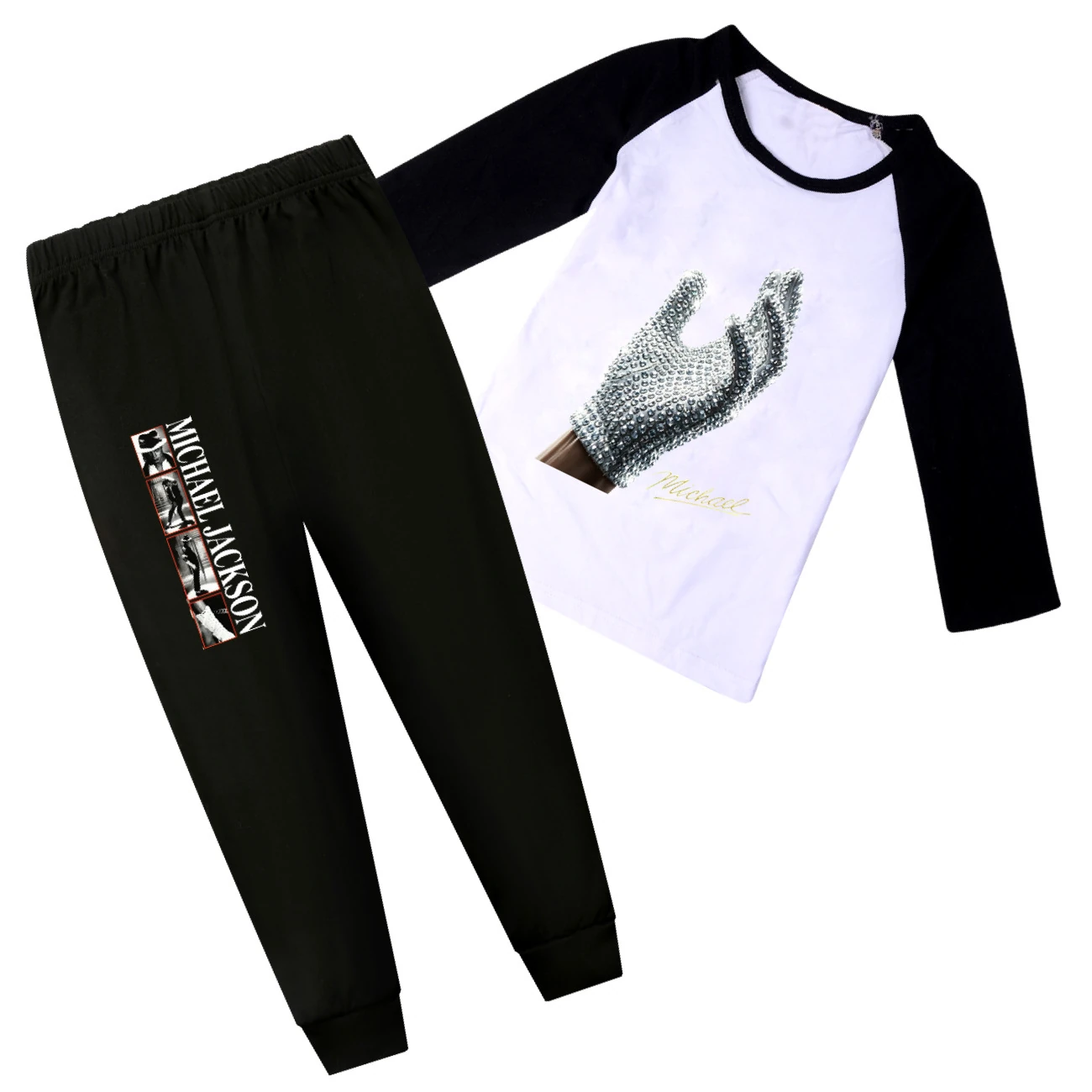 Spotlight Tee & Shorts Active Set, Style 27 · Short Sleeve · Black