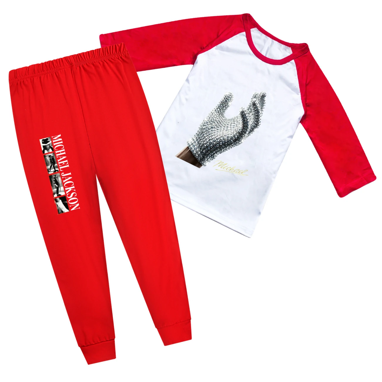 Spotlight Tee & Shorts Active Set, Style 28 · Short Sleeve · Red