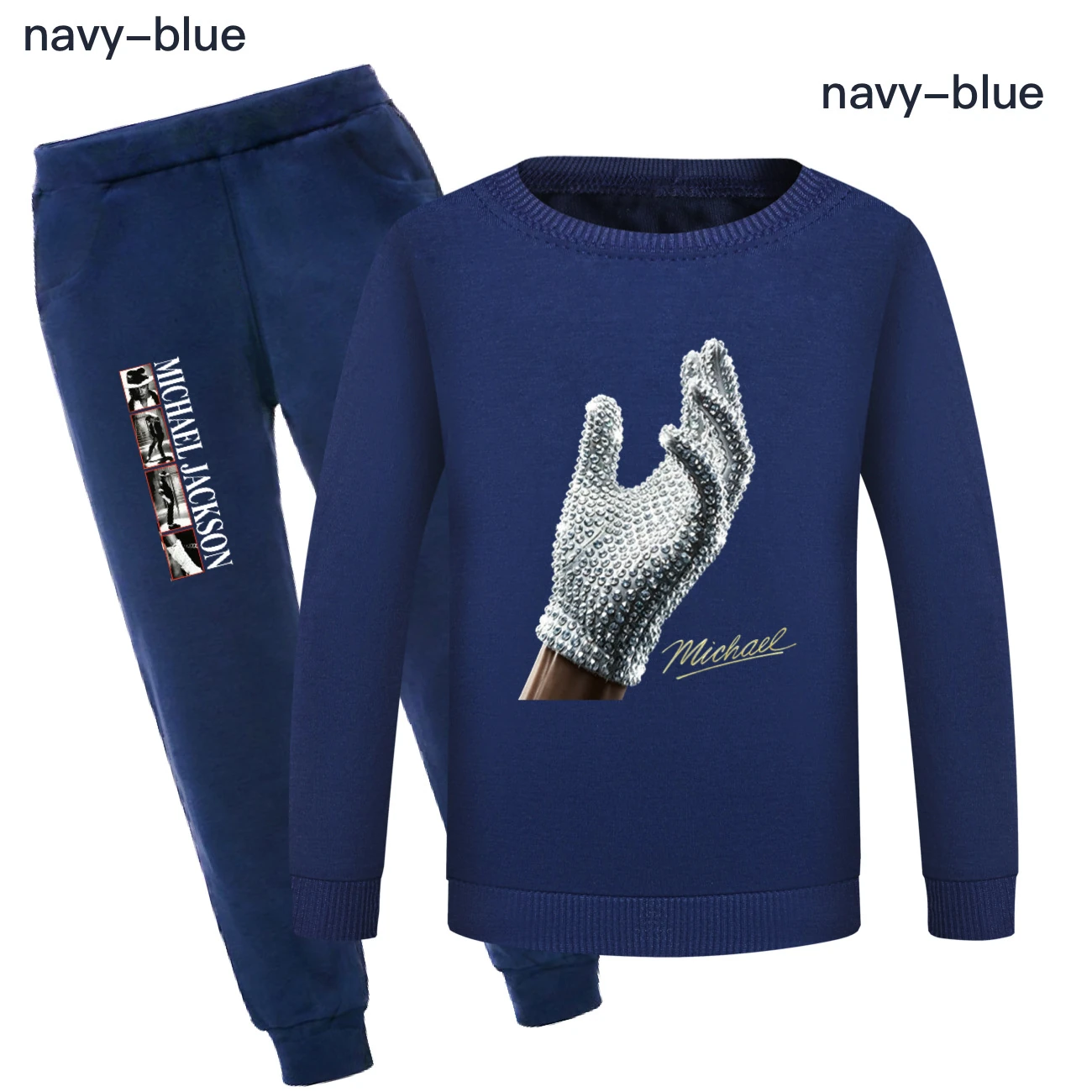 Spotlight Crewneck Sweatshirt Set, Style 03 · Set · Royal Blue