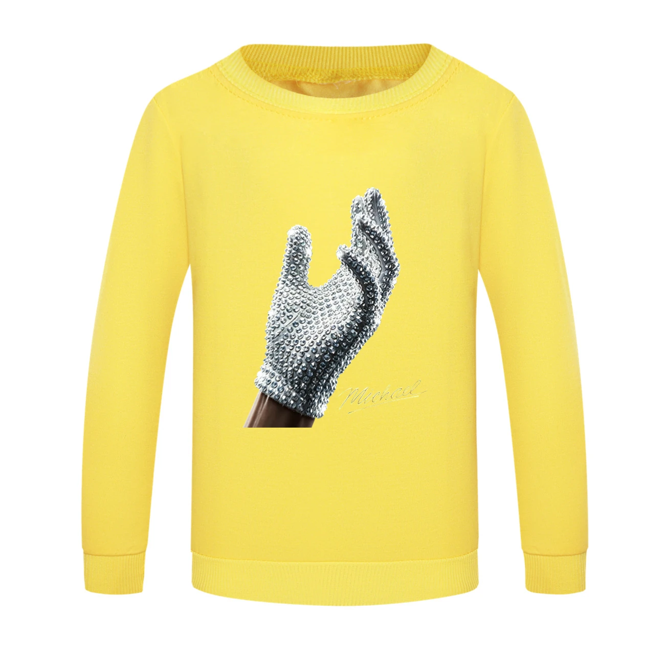 Spotlight Crewneck Sweatshirt Set, Style 06 · Crewneck · Yellow