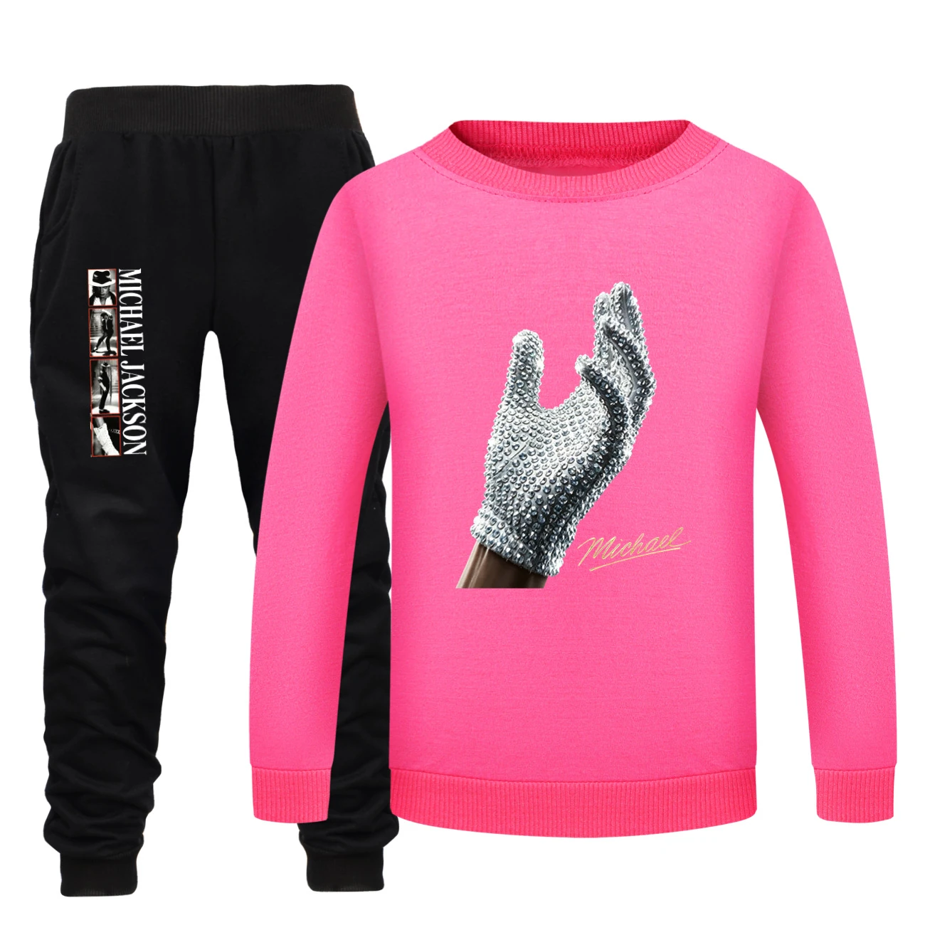 Spotlight Crewneck Sweatshirt Set, Style 29 · Rose