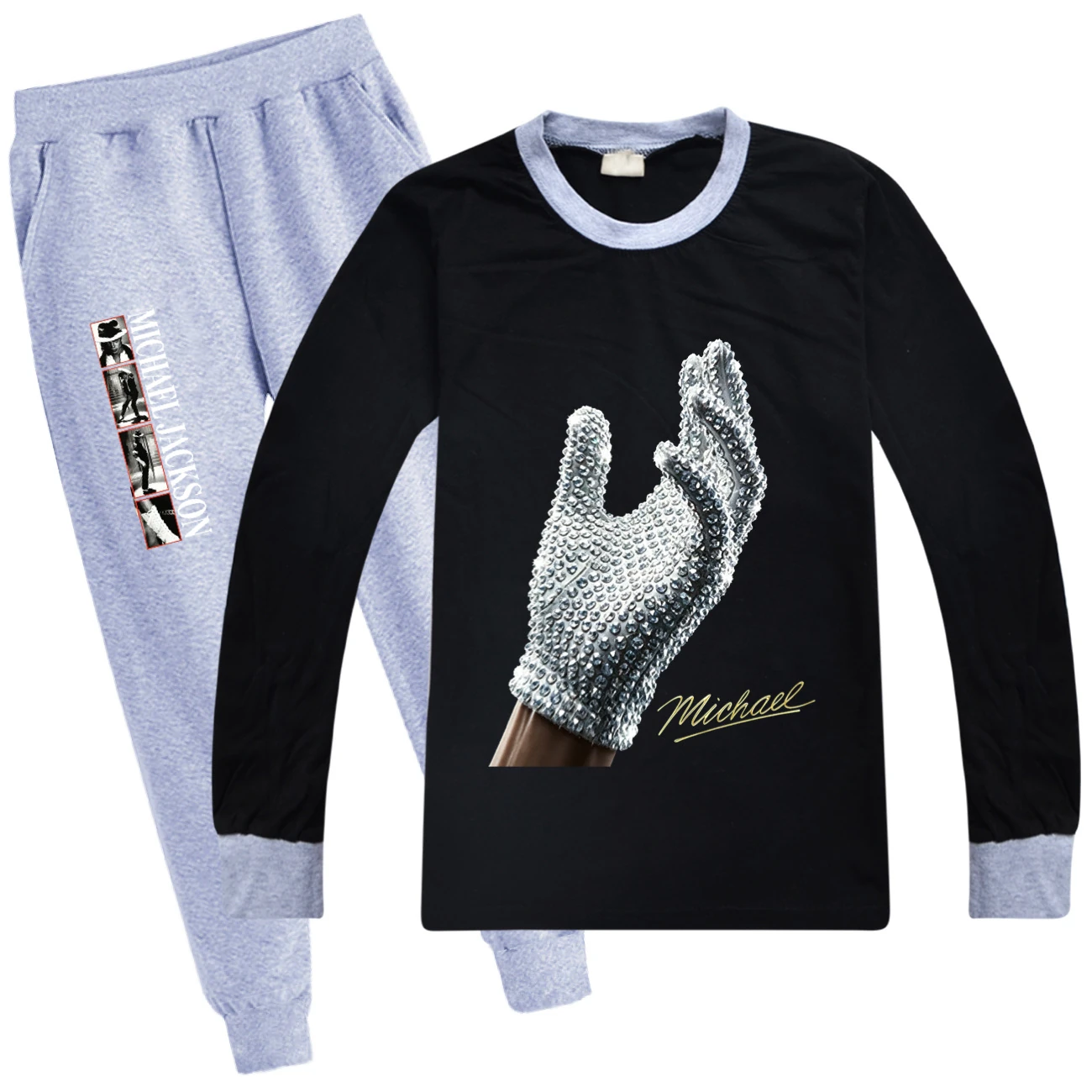 Spotlight Long-Sleeve Play Set, Style 14 · with Grey Pants · Grey