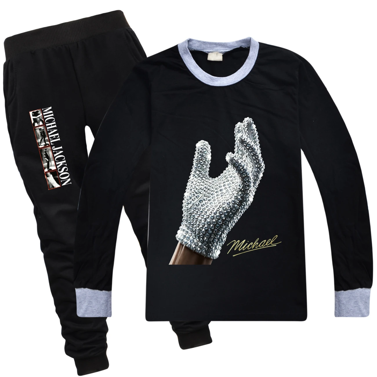Spotlight Long-Sleeve Play Set, Style 15 · with Black Pants · Black