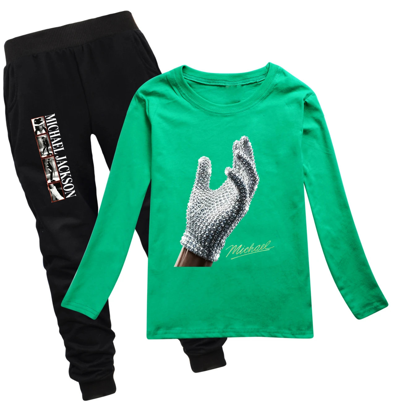 Spotlight Long-Sleeve Play Set, Style 21 · Green