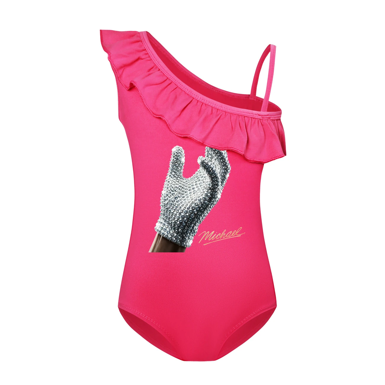 Spotlight Girls’ Swimsuit & Cap Set, Style 22 · Single Piece · Rose