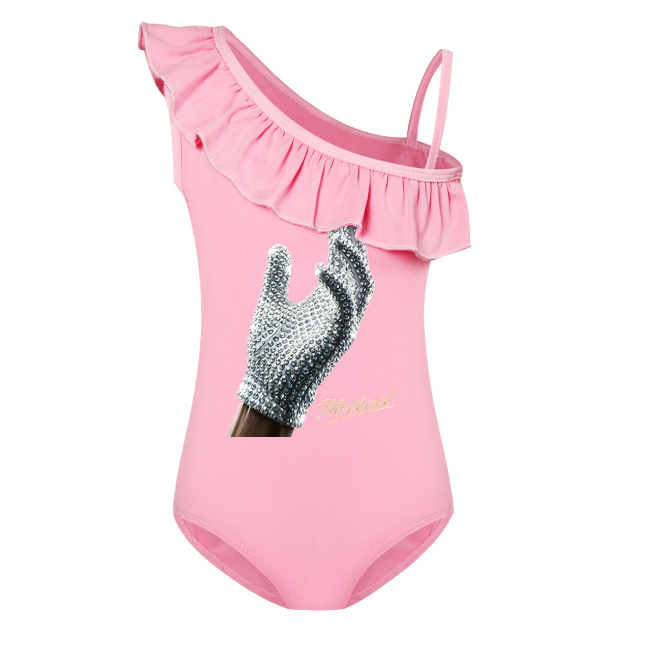 Spotlight Girls’ Swimsuit & Cap Set, Style 24 · Single Piece · Pink