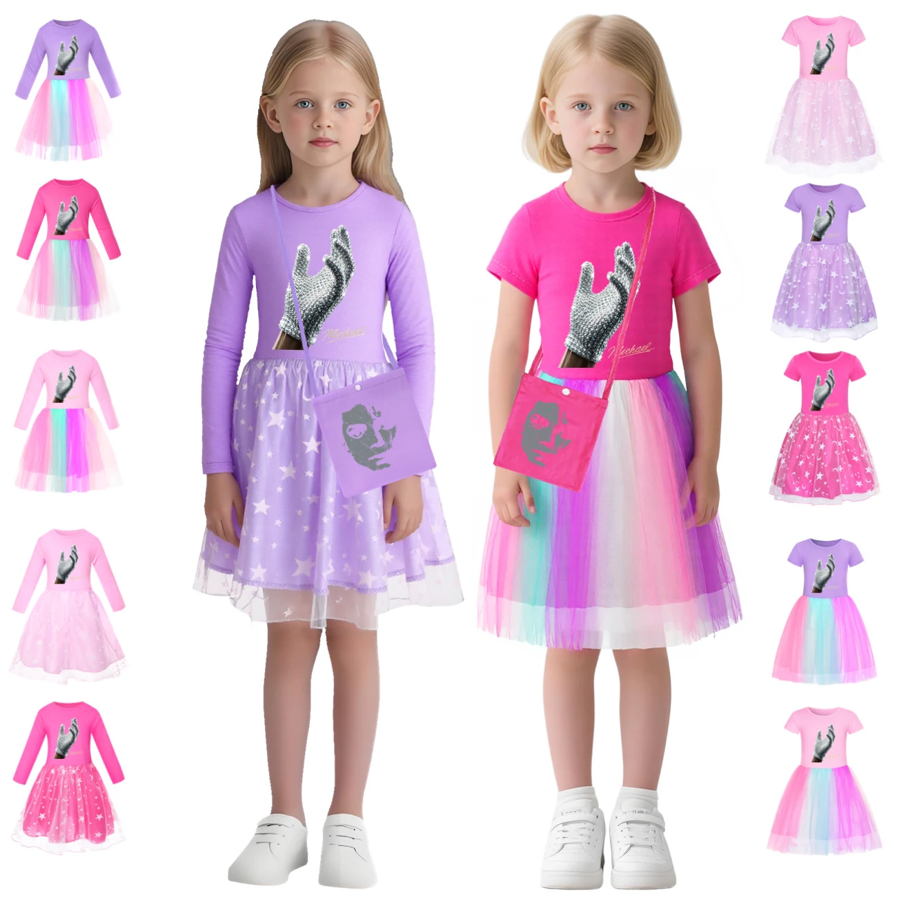 Spotlight Rainbow Tulle Twirl Dress product view