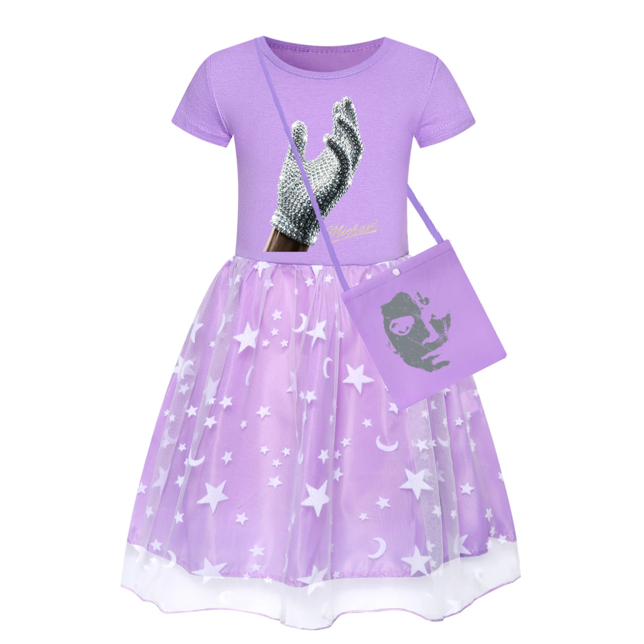 Spotlight Rainbow Tulle Twirl Dress, Style 19 · Dress · with Bag · Purple