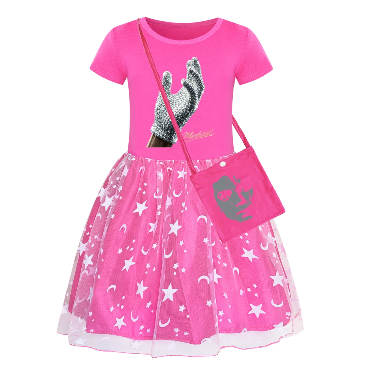 Spotlight Rainbow Tulle Twirl Dress, Style 20 · Dress · with Bag · Rose