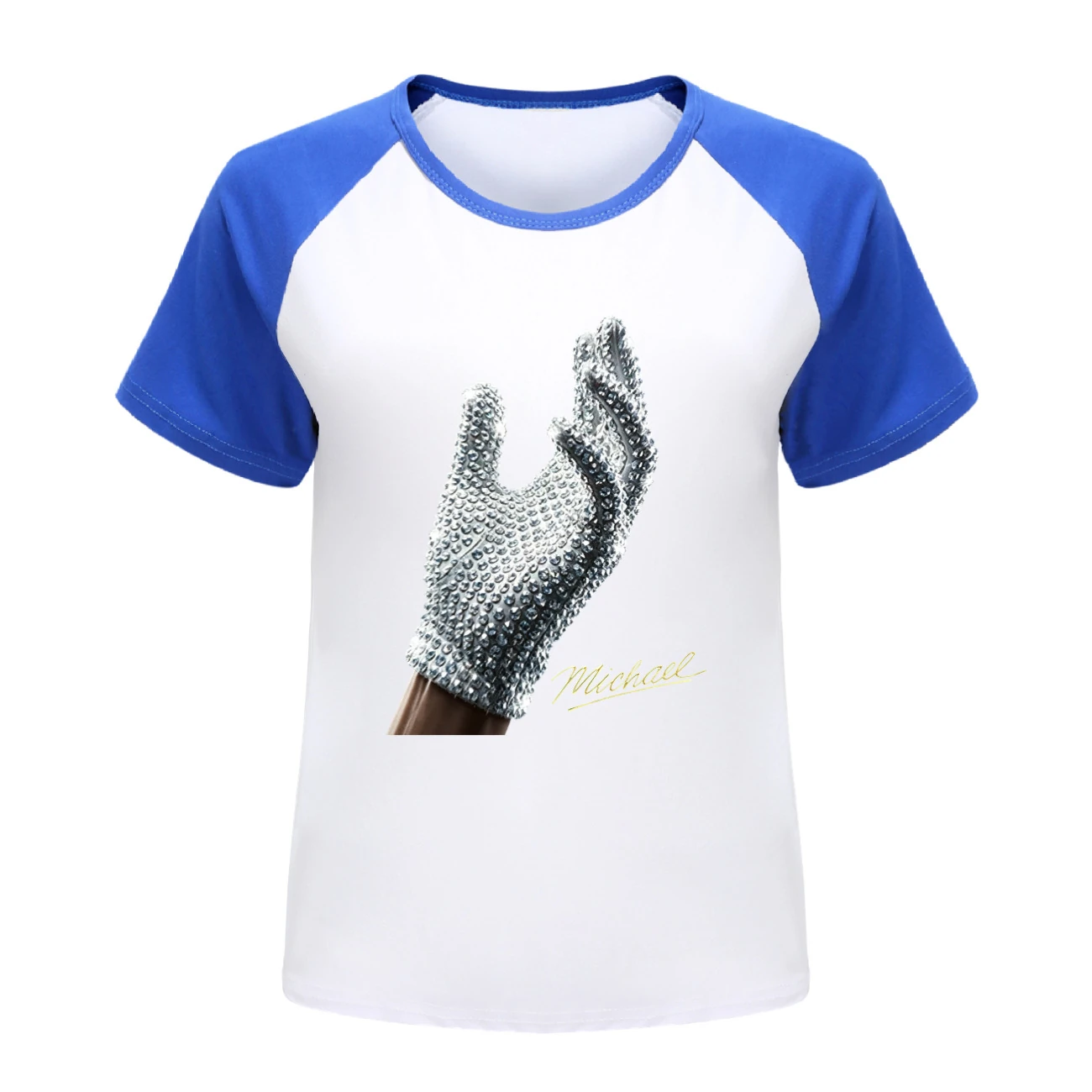Spotlight Everyday Long & Short Sleeve Tee, Style 08 · Short Sleeve · Blue