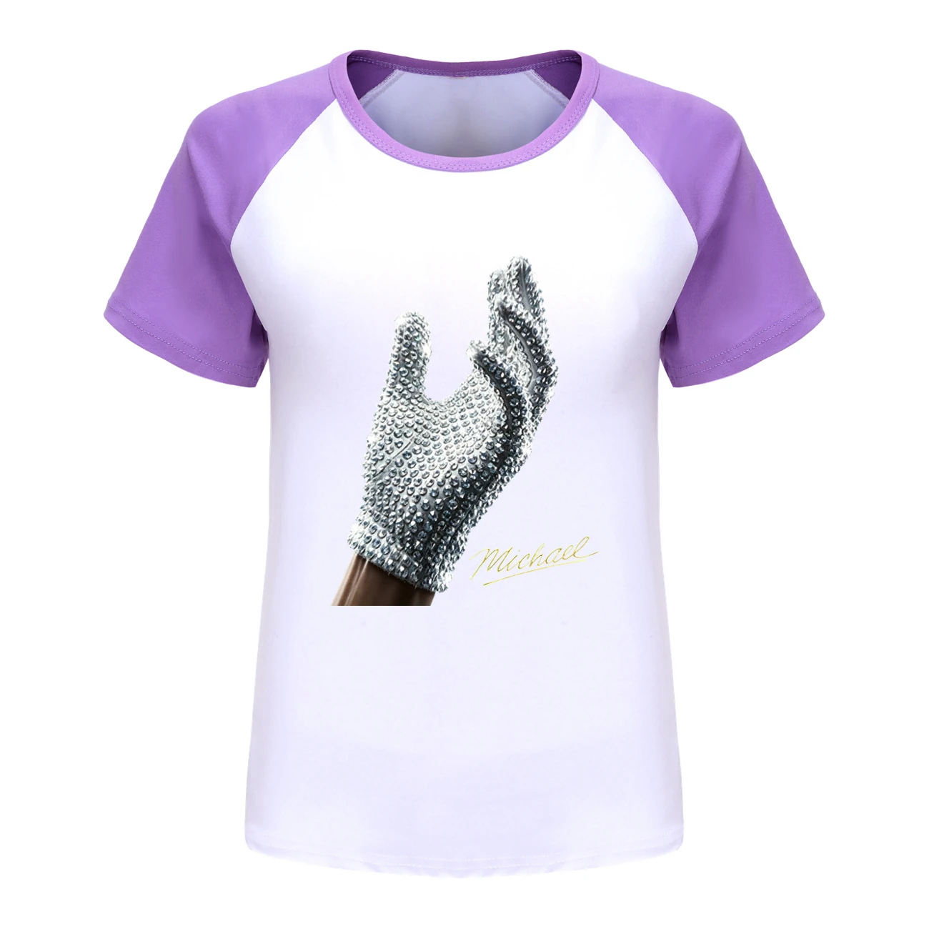 Spotlight Everyday Long & Short Sleeve Tee, Style 09 · Short Sleeve · Purple