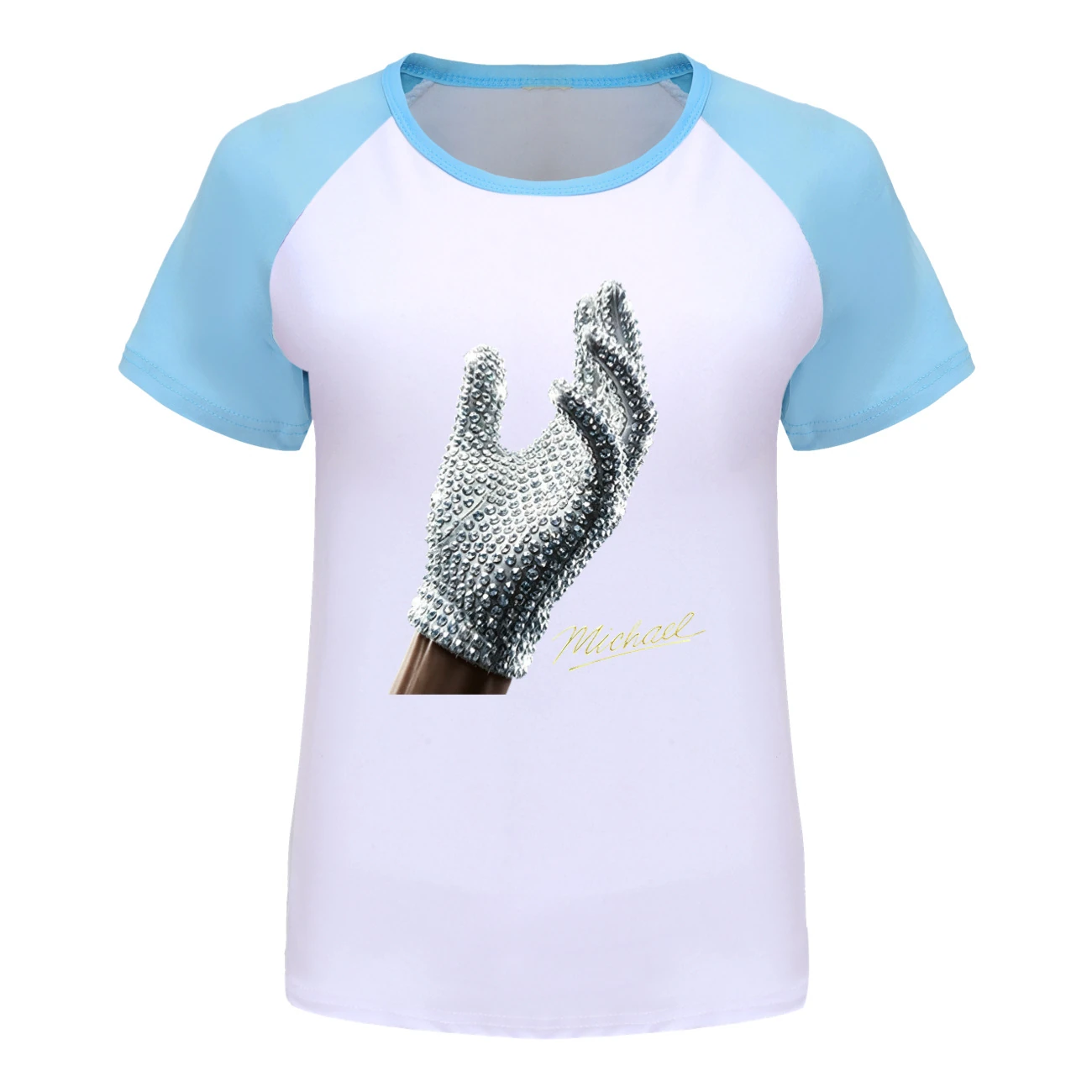 Spotlight Everyday Long & Short Sleeve Tee, Style 11 · Short Sleeve · Light Blue
