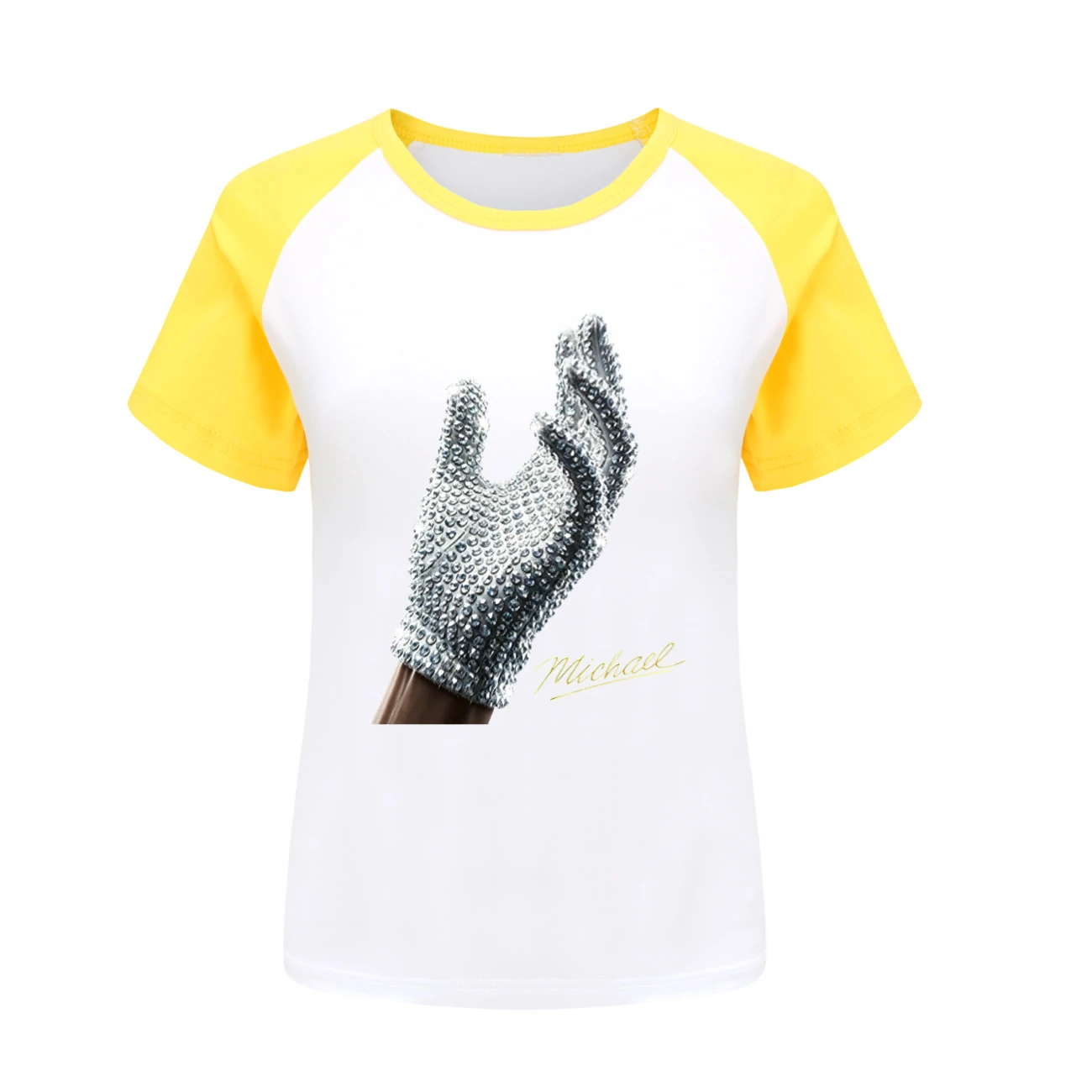 Spotlight Everyday Long & Short Sleeve Tee, Style 15 · Short Sleeve · Yellow