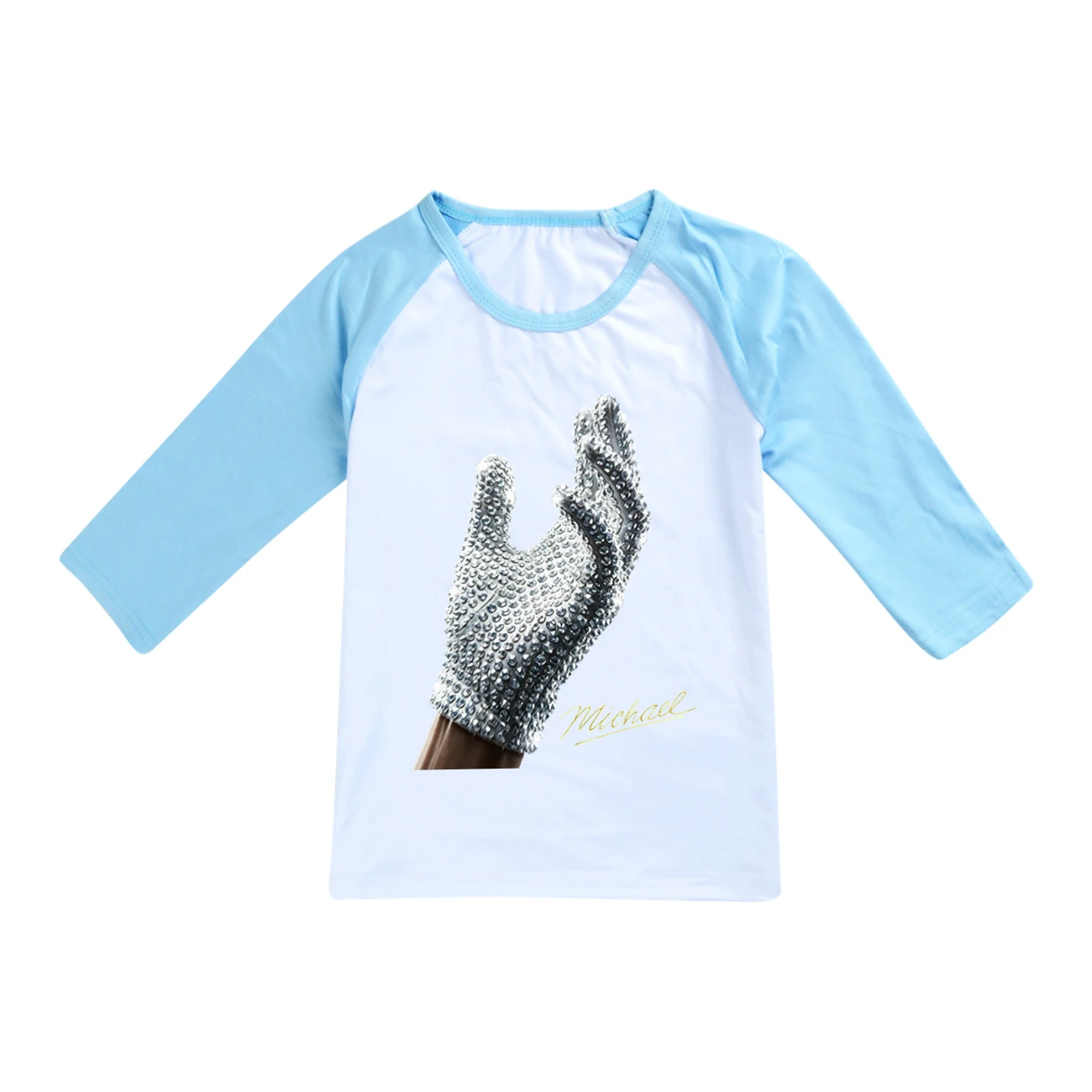 Spotlight Everyday Long & Short Sleeve Tee, Style 33 · Short Sleeve · Light Blue