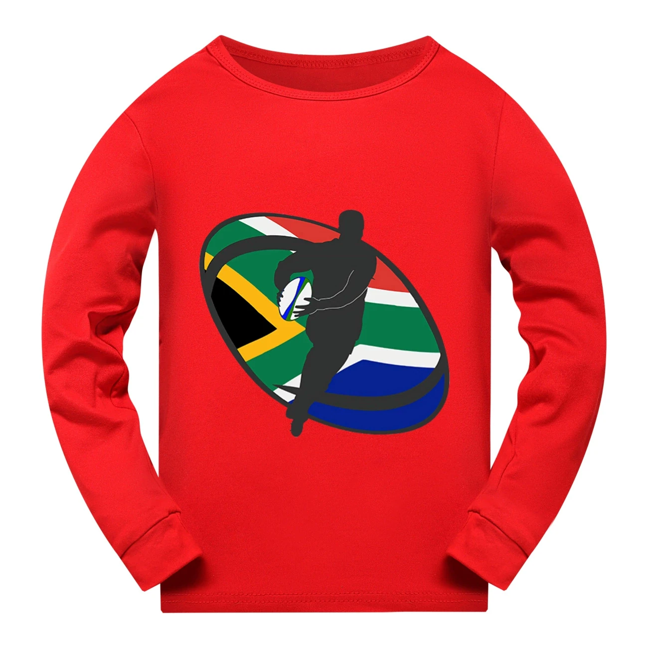 Everyday Long & Short Sleeve Tee — 5807 Edition, Style 06 · Long Sleeve · Red