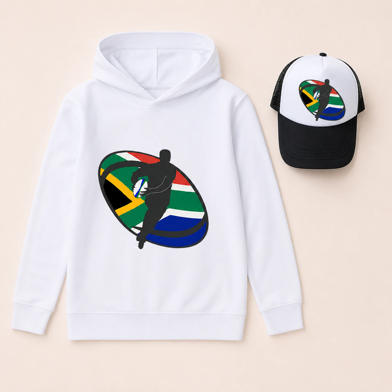Graphic Hoodie & Sun Hat Set — 5807 Edition product view