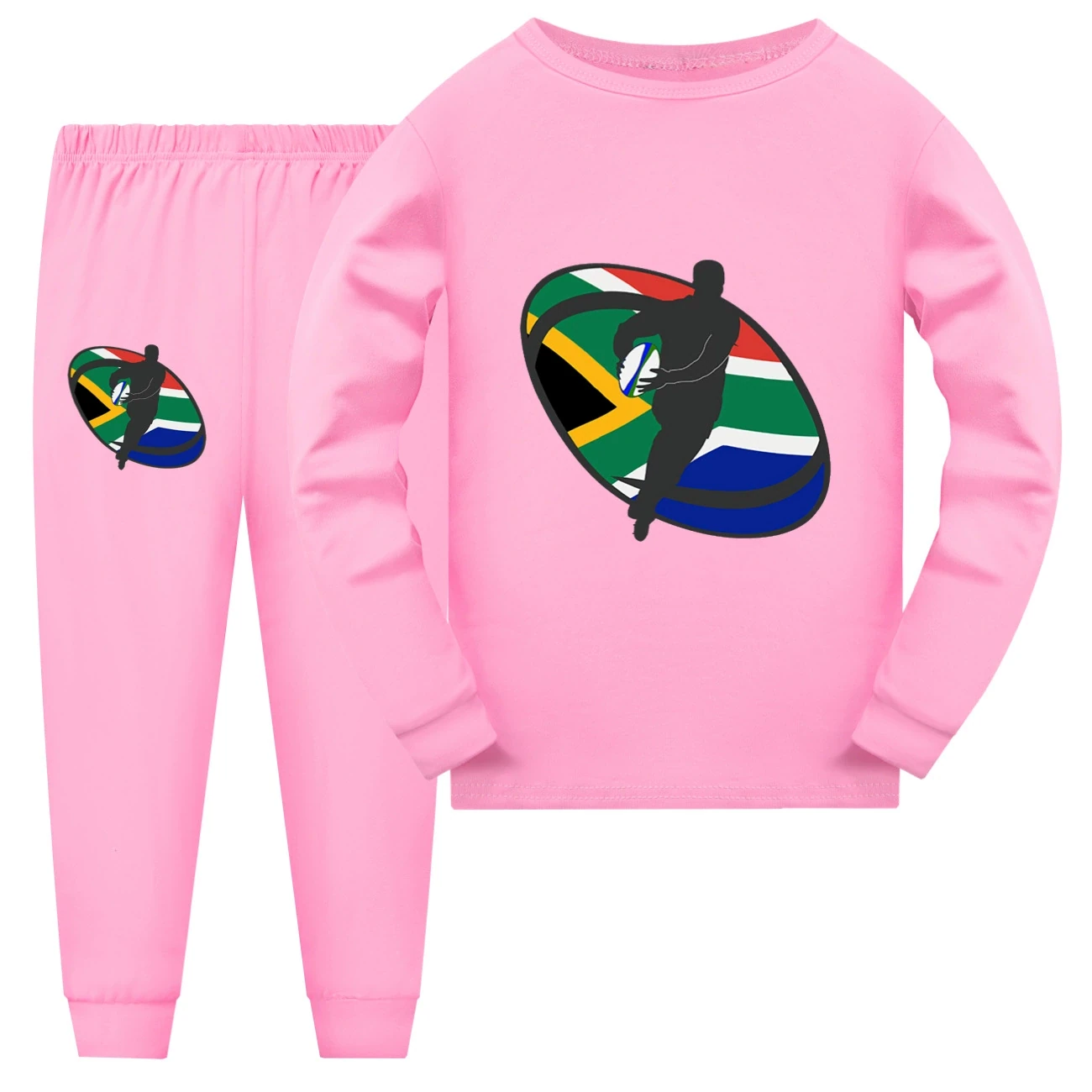 Family Lounge Set — 5807 Edition, Style 15 · Long Sleeve · Pink