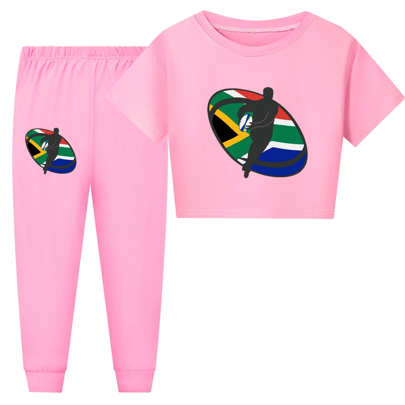 Family Lounge Set — 5807 Edition, Style 30 · Short Sleeve · Pants · Purple