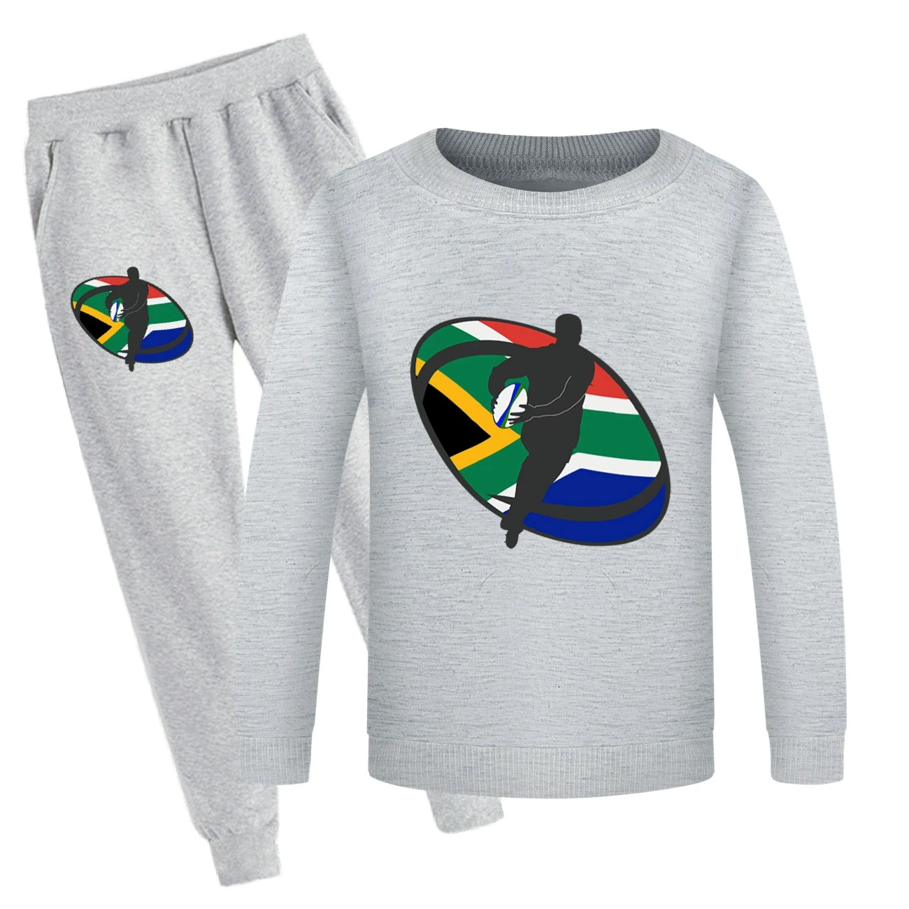 Crewneck Sweatshirt Set — 5807 Edition, Style 02 · Set · Grey