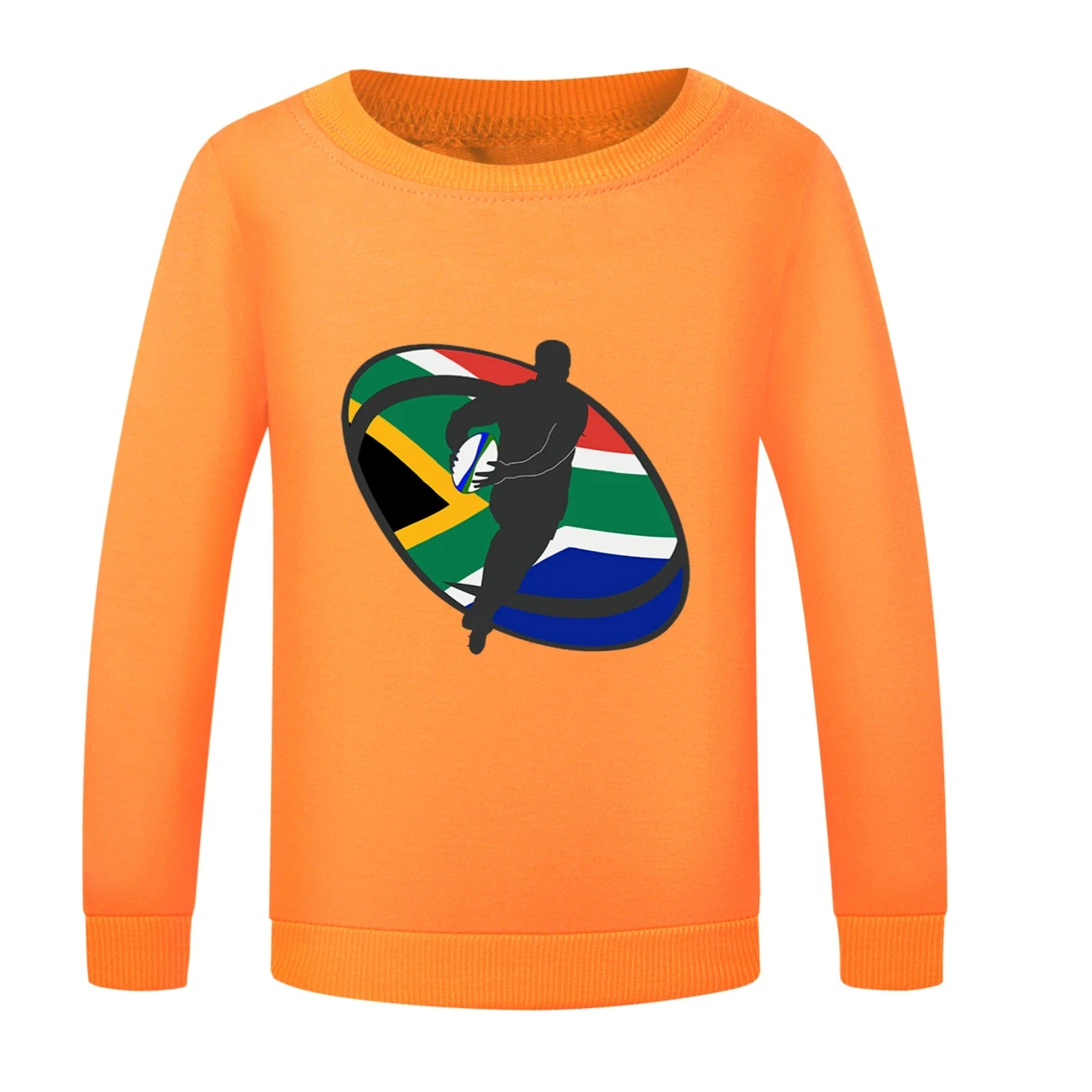 Crewneck Sweatshirt Set — 5807 Edition, Style 16 · Crewneck · Orange
