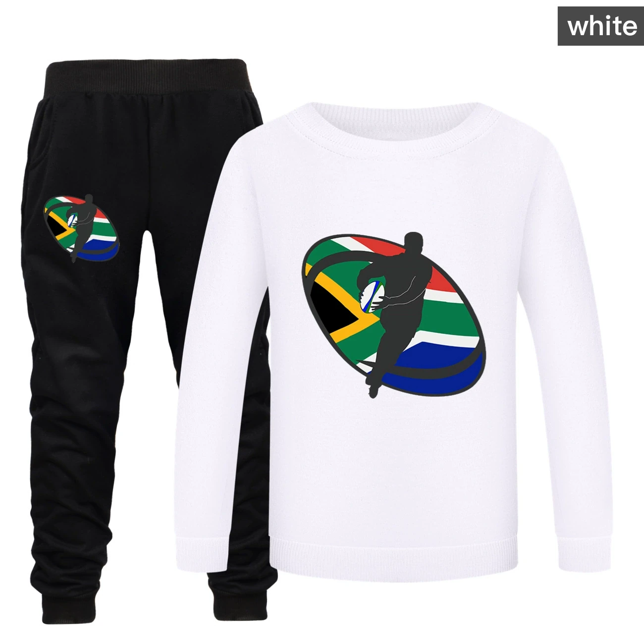 Crewneck Sweatshirt Set — 5807 Edition, Style 19 · White