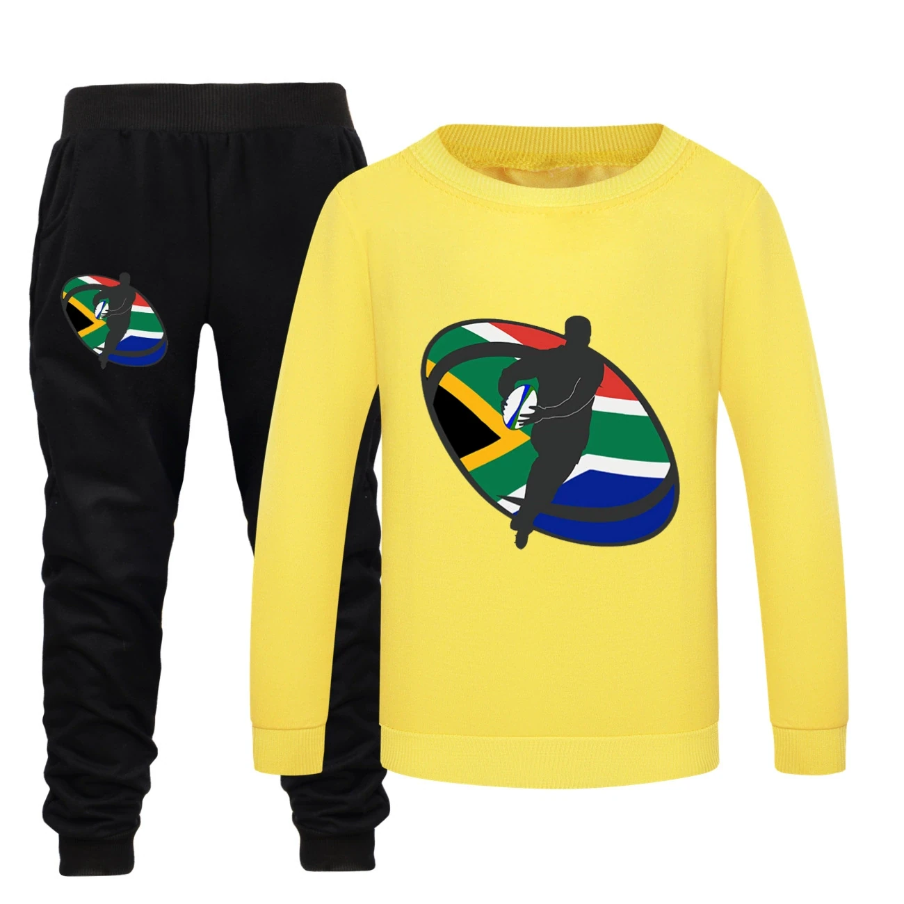 Crewneck Sweatshirt Set — 5807 Edition, Style 20 · Yellow