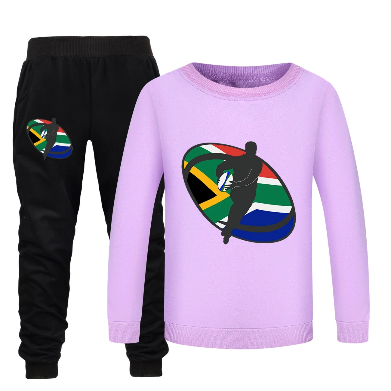 Crewneck Sweatshirt Set — 5807 Edition, Style 22 · Purple