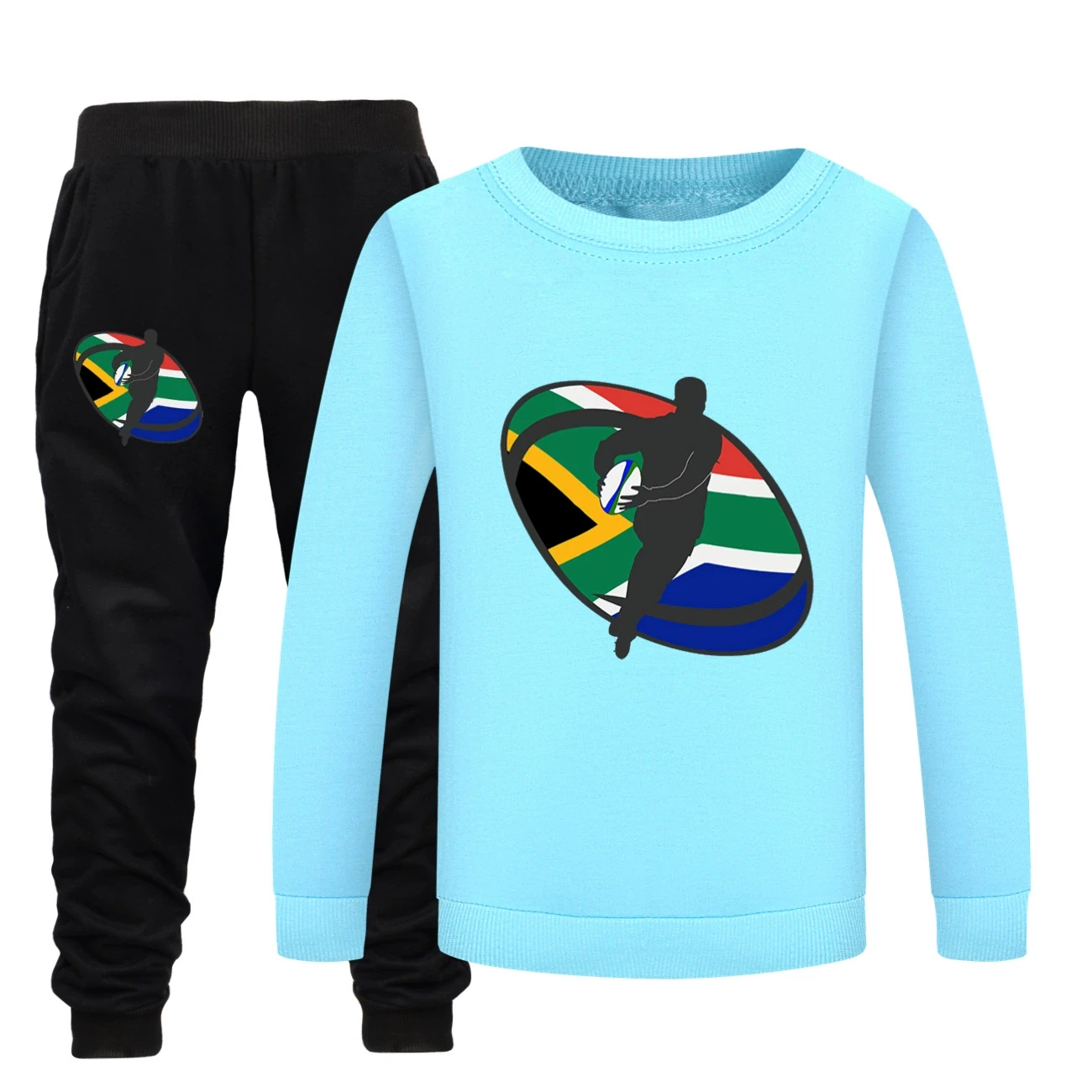 Crewneck Sweatshirt Set — 5807 Edition, Style 25 · Light Blue