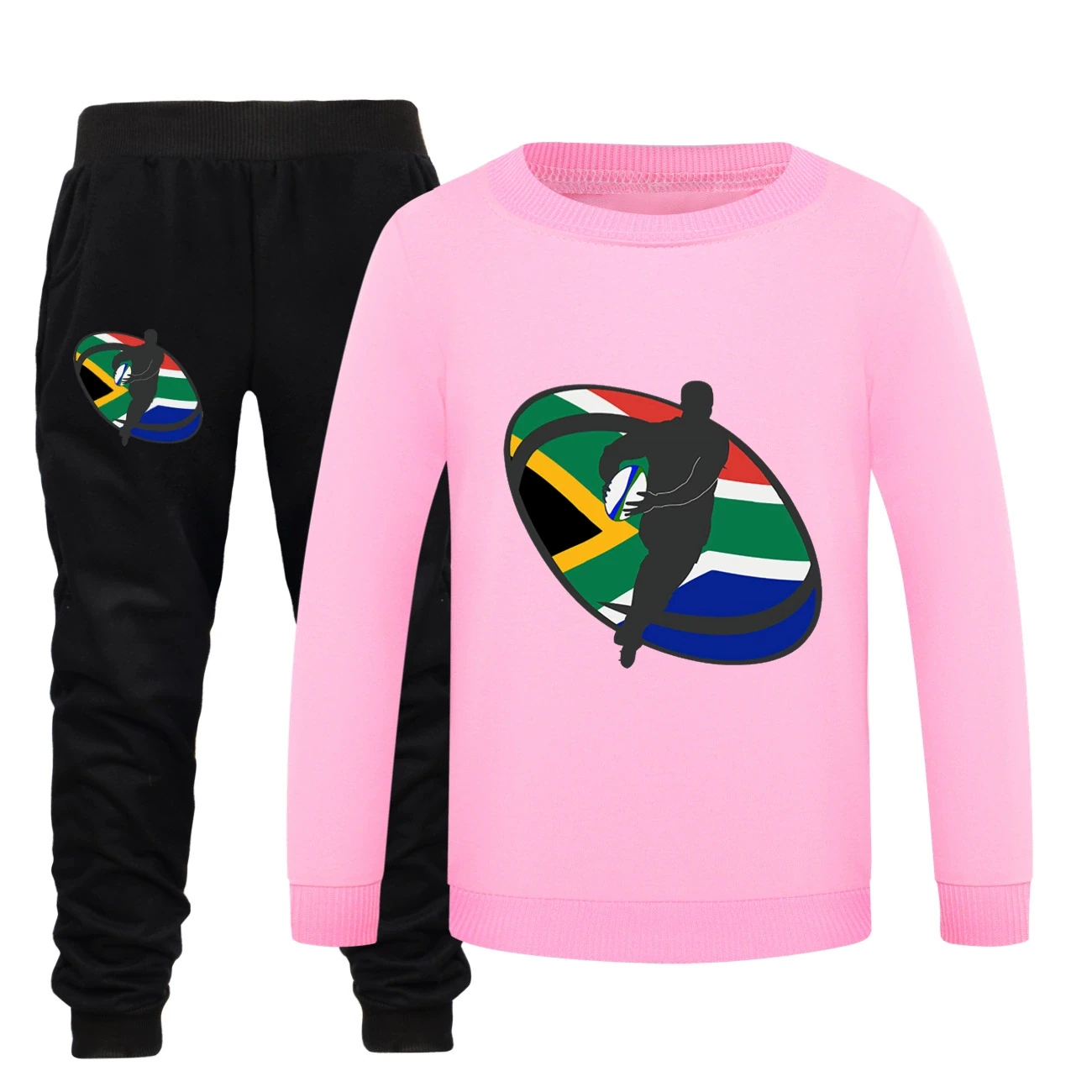 Crewneck Sweatshirt Set — 5807 Edition, Style 28 · Pink
