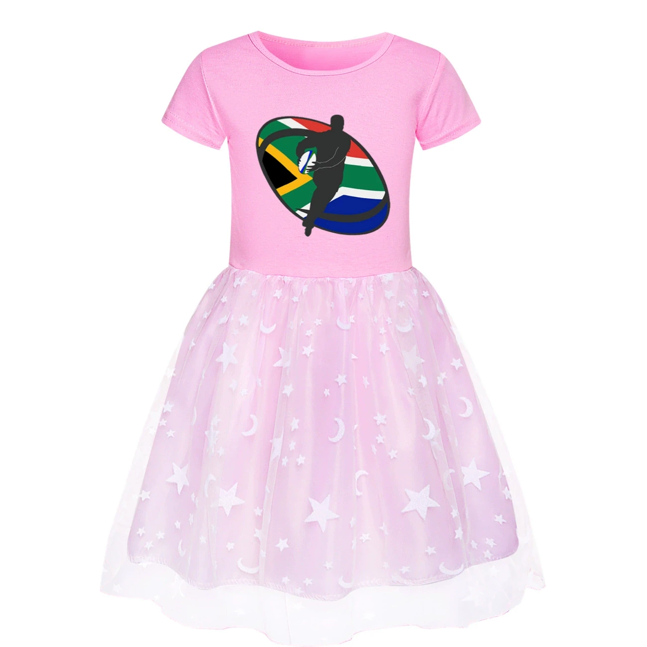 Rainbow Tulle Twirl Dress — 5807 Edition, Style 13 · Pink