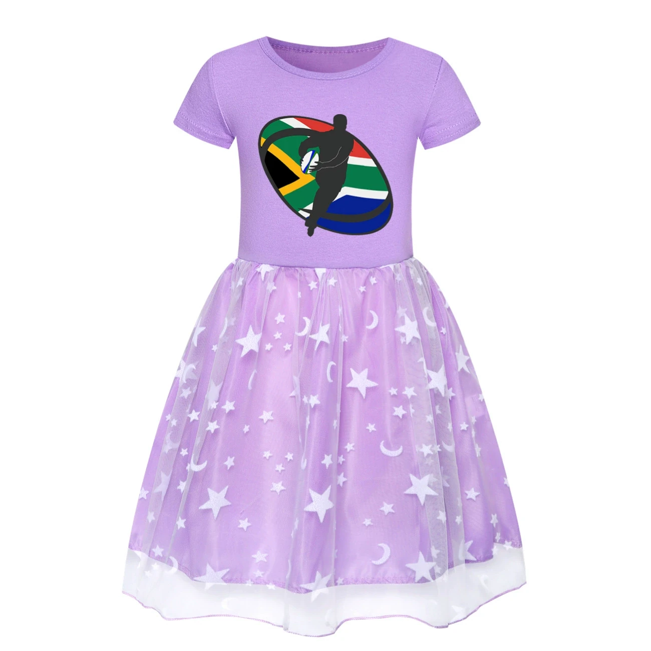 Rainbow Tulle Twirl Dress — 5807 Edition, Style 14 · Purple