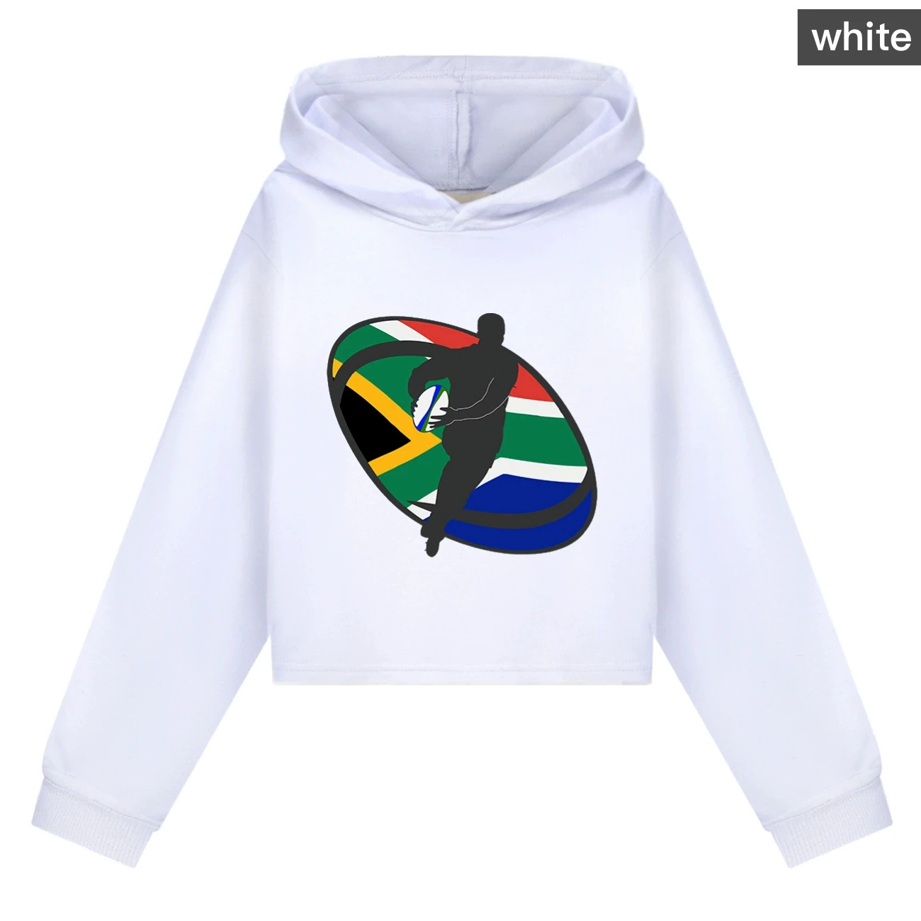 Cropped Hoodie Set — 5807 Edition, Style 02 · White