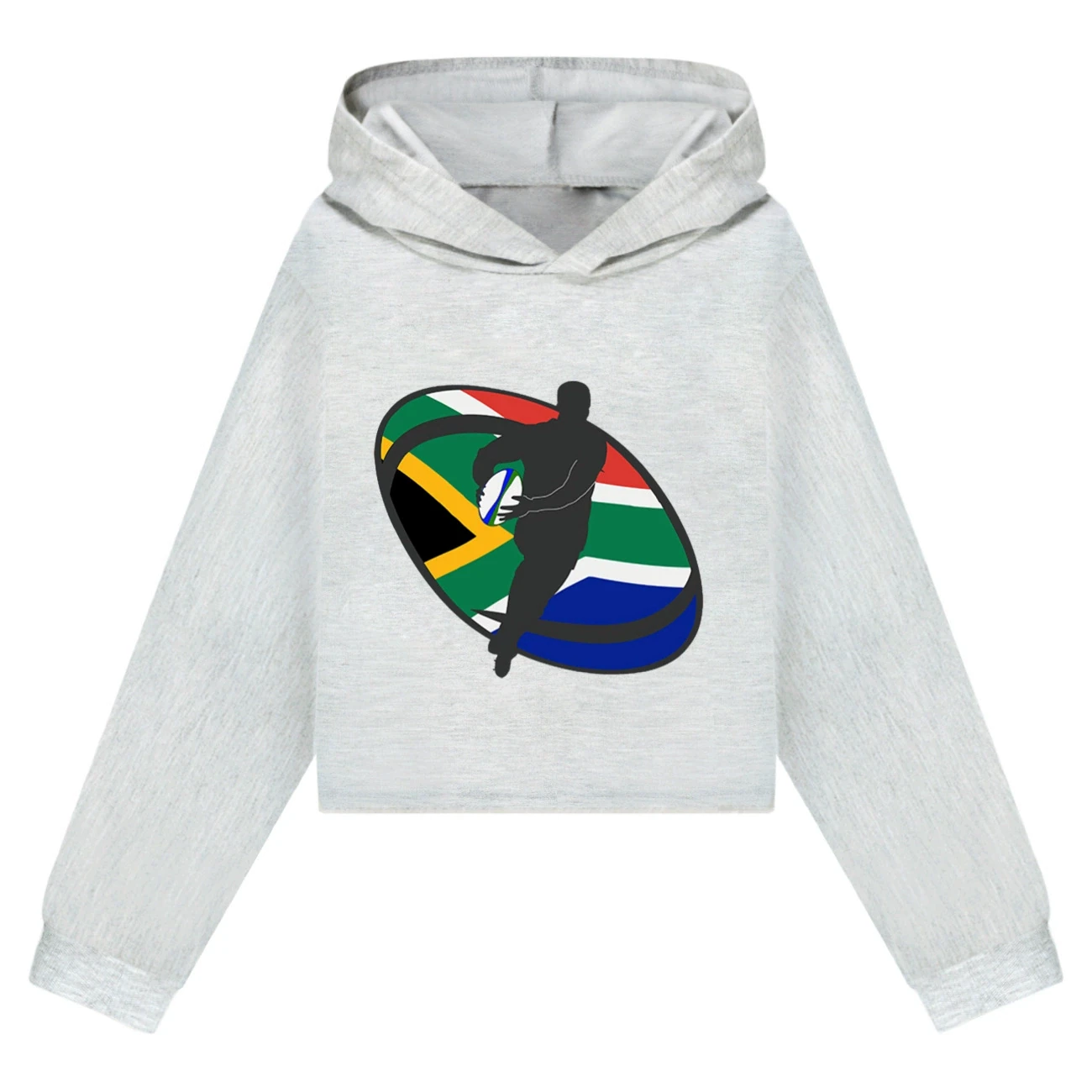 Cropped Hoodie Set — 5807 Edition, Style 03 · Grey