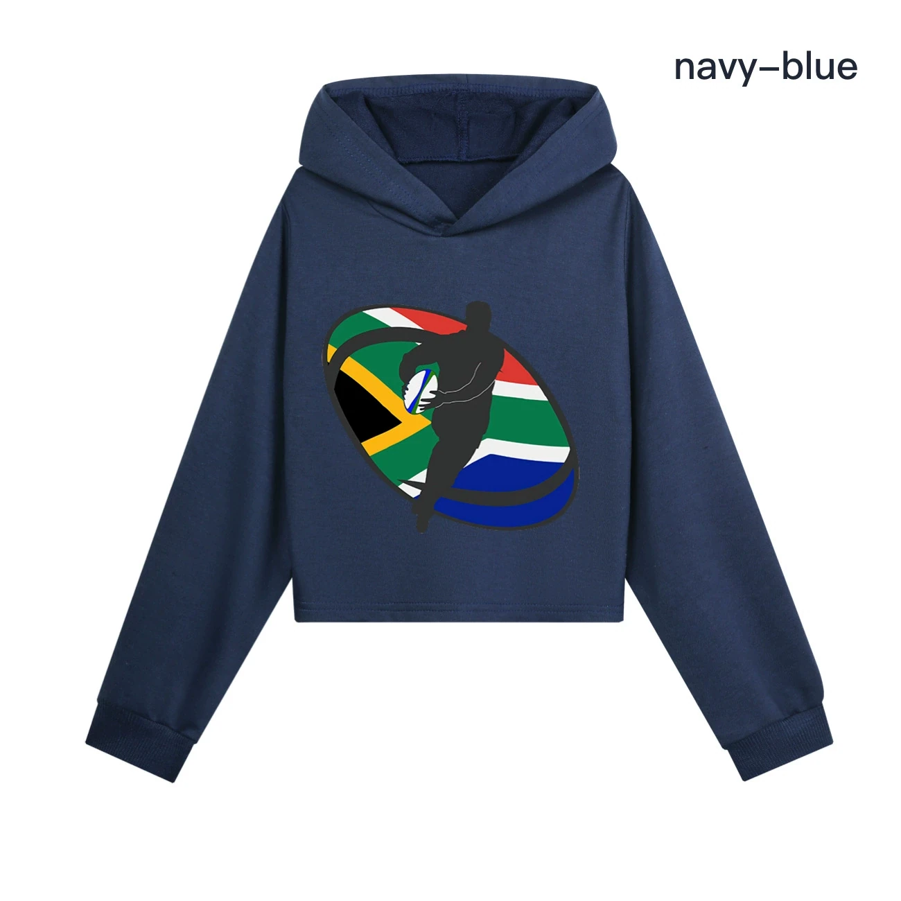 Cropped Hoodie Set — 5807 Edition, Style 08 · Navy