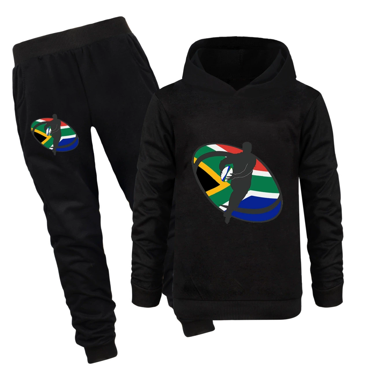 Classic Hoodie & Jogger Set — 5807 Edition, Style 14 · Set · Black