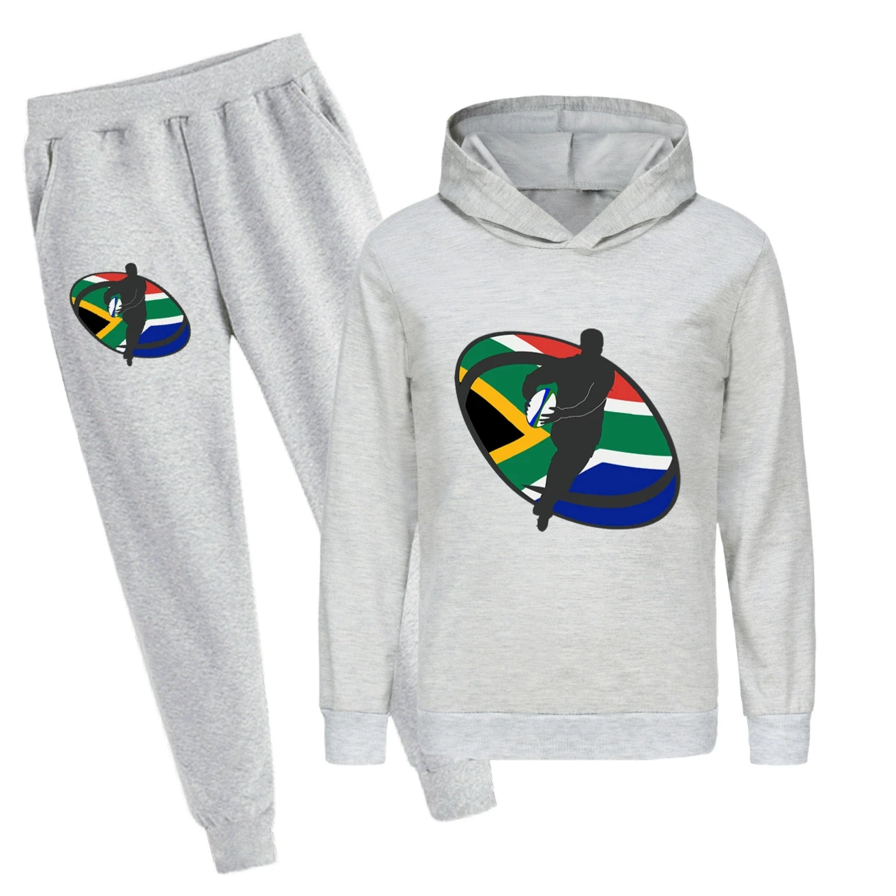 Classic Hoodie & Jogger Set — 5807 Edition, Style 15 · Set · Grey