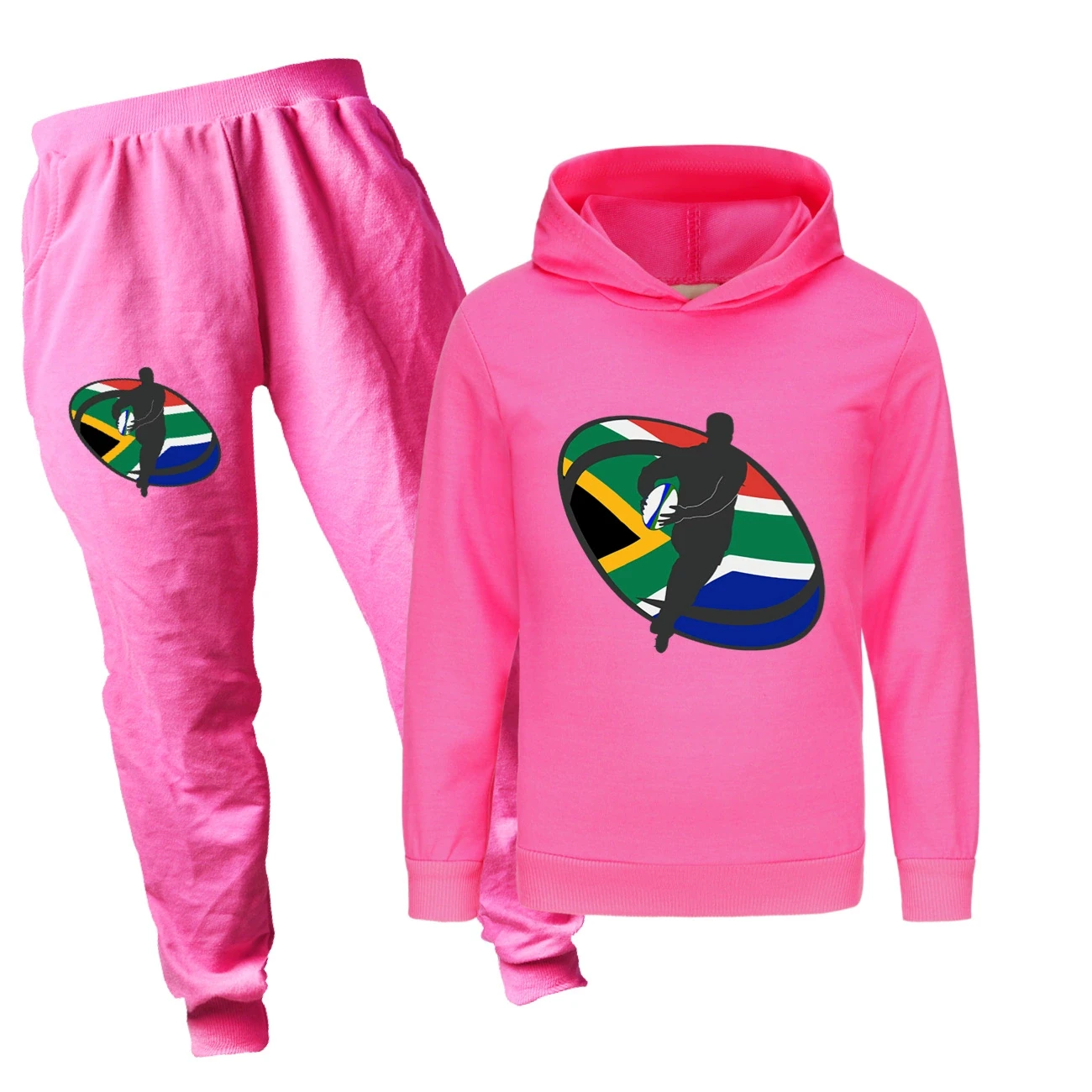 Classic Hoodie & Jogger Set — 5807 Edition, Style 17 · Set · Rose