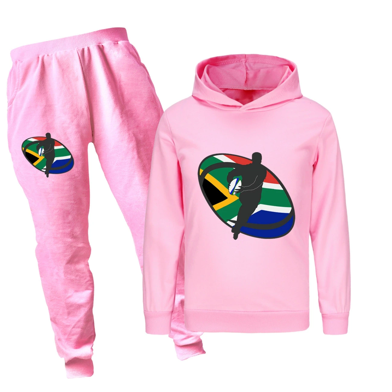 Classic Hoodie & Jogger Set — 5807 Edition, Style 18 · Set · Pink