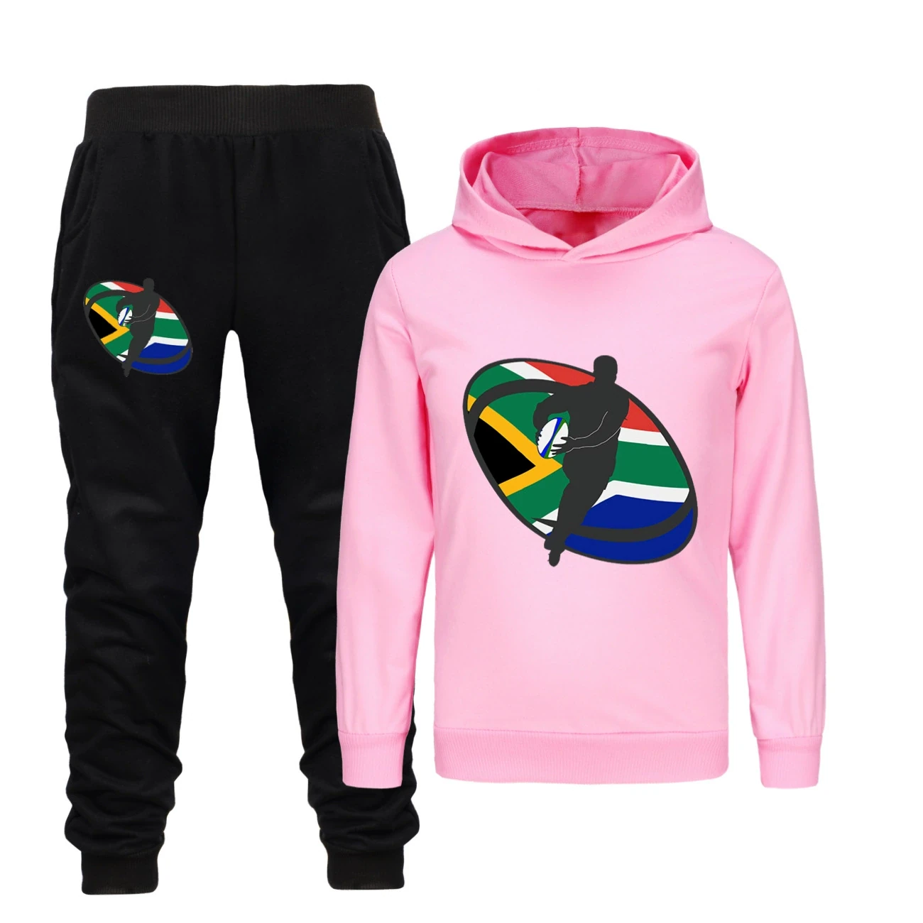 Classic Hoodie & Jogger Set — 5807 Edition, Style 21 · Set · Pink