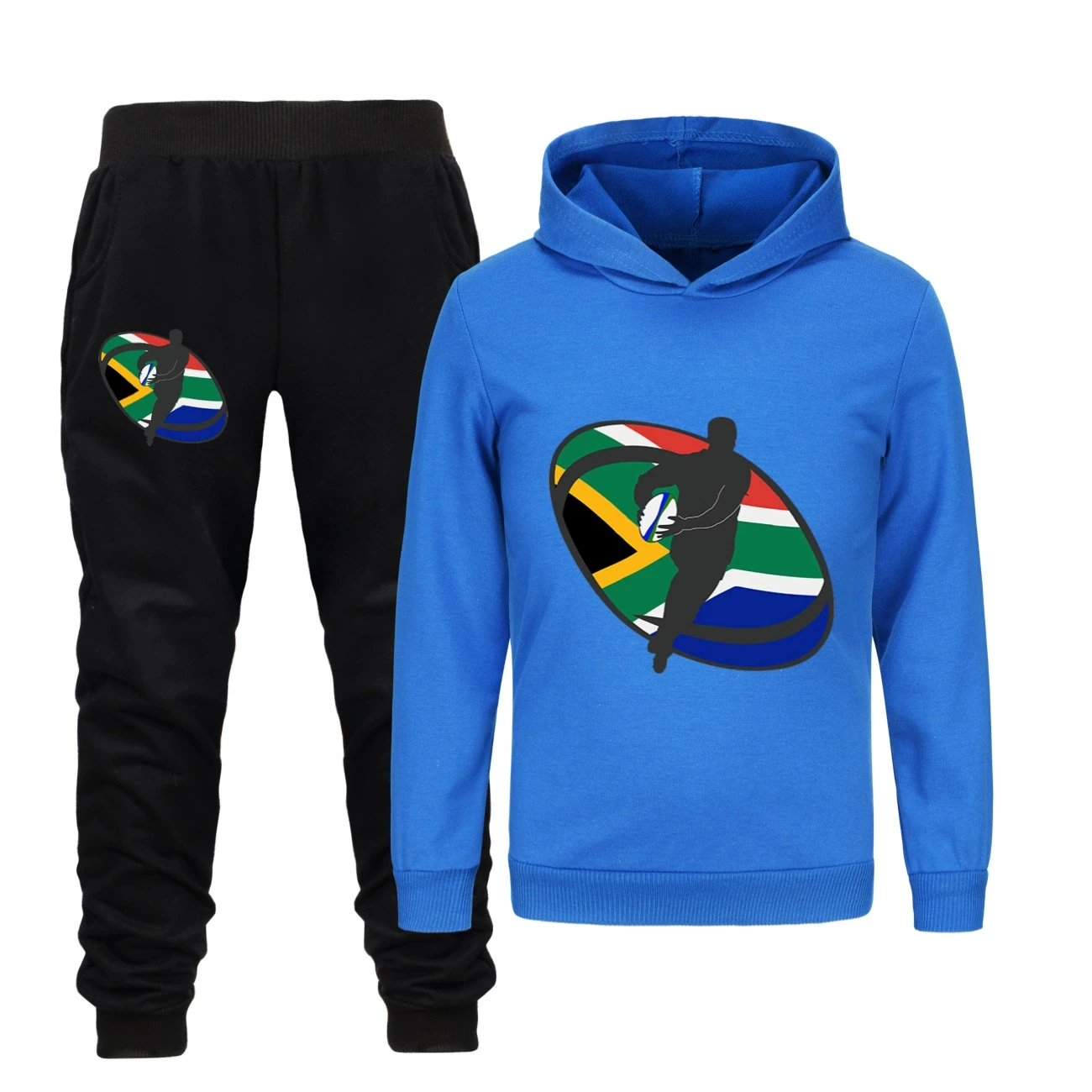 Classic Hoodie & Jogger Set — 5807 Edition, Style 22 · Set · Deep Blue