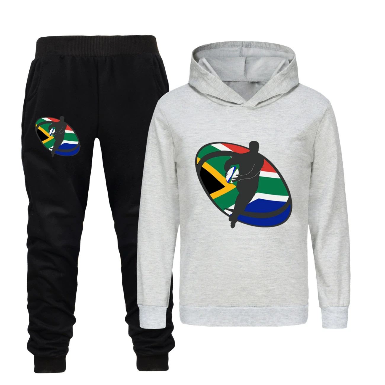 Classic Hoodie & Jogger Set — 5807 Edition, Style 26 · Set · Grey