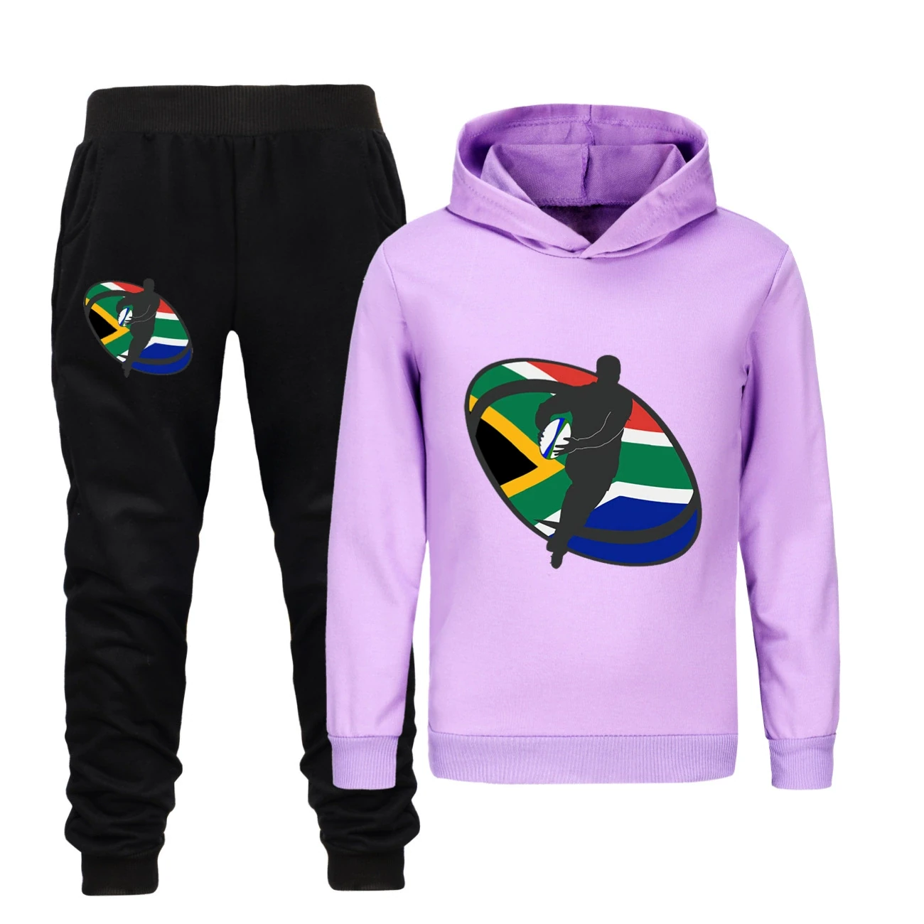 Classic Hoodie & Jogger Set — 5807 Edition, Style 27 · Set · Purple