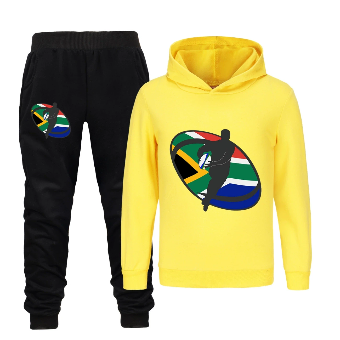 Classic Hoodie & Jogger Set — 5807 Edition, Style 29 · Set · Yellow