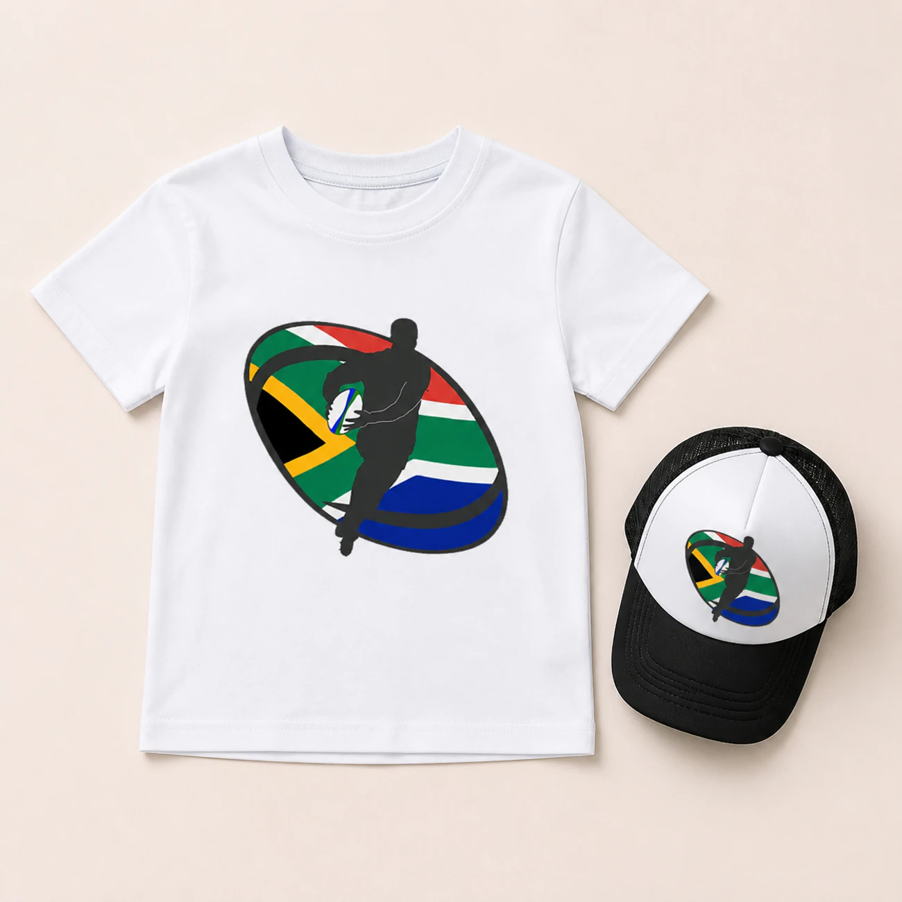 Graphic Tee & Sun Hat Set — 5807 Edition, clean product view