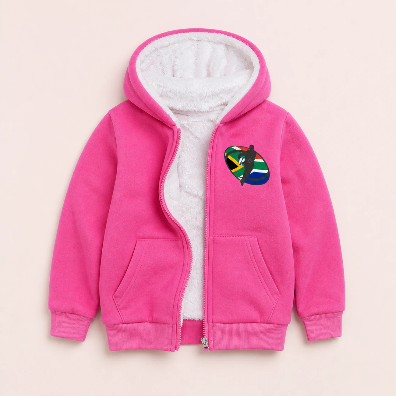 Warm-Lined Graphic Hoodie — 5807 Edition, clean product view