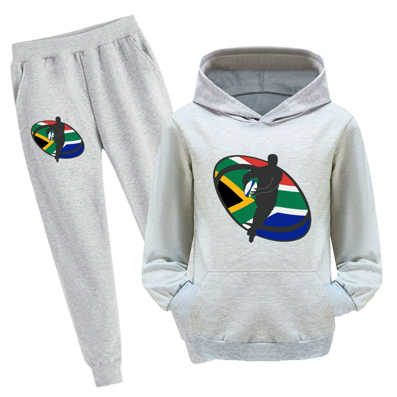 Adventure Hoodie & Jogger Set — 5807 Edition, Style 16 · Set · Grey