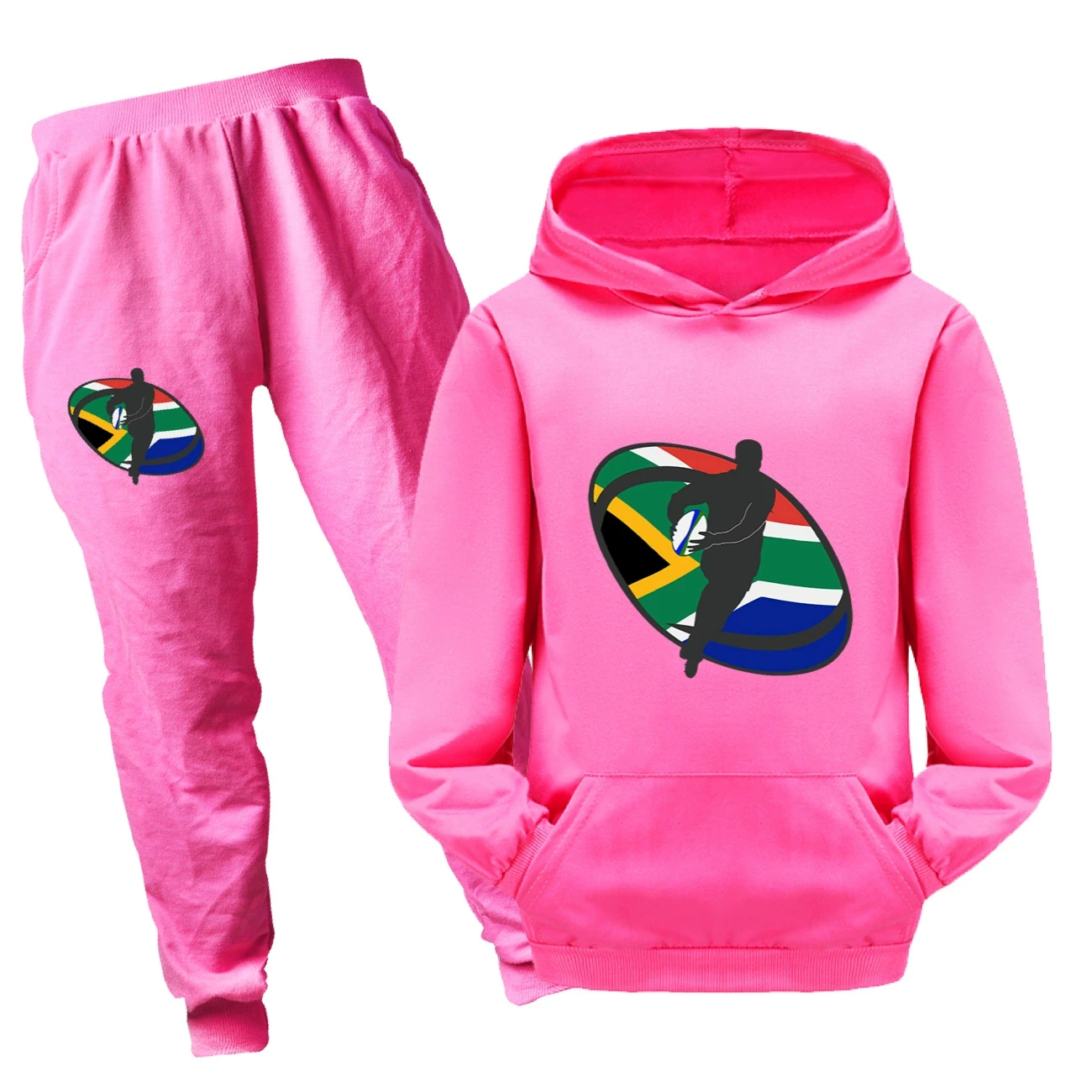 Adventure Hoodie & Jogger Set — 5807 Edition, Style 18 · Set · Rose
