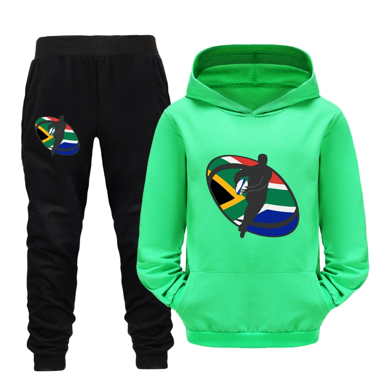 Adventure Hoodie & Jogger Set — 5807 Edition, Style 20 · Set · Green