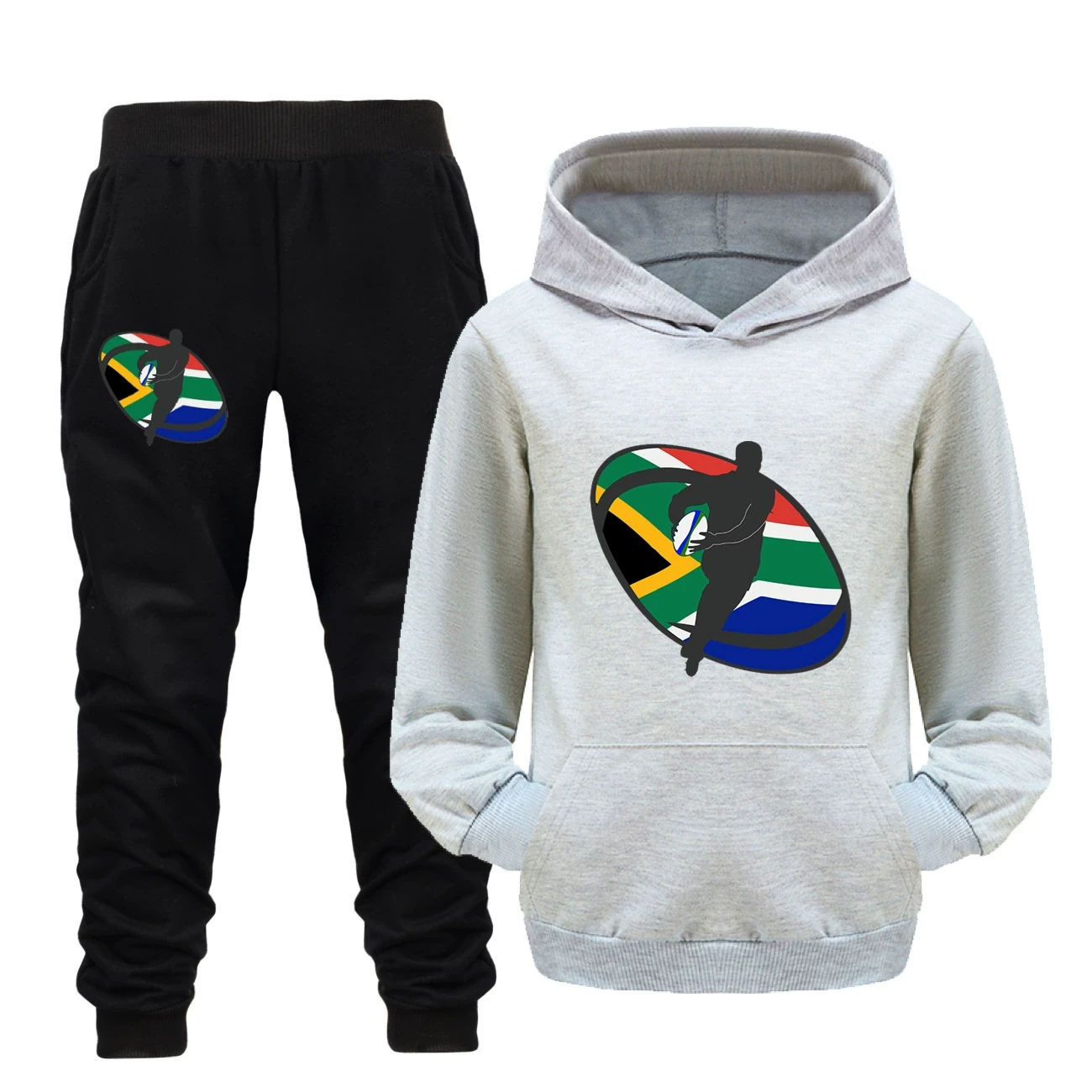Adventure Hoodie & Jogger Set — 5807 Edition, Style 21 · Set · Grey