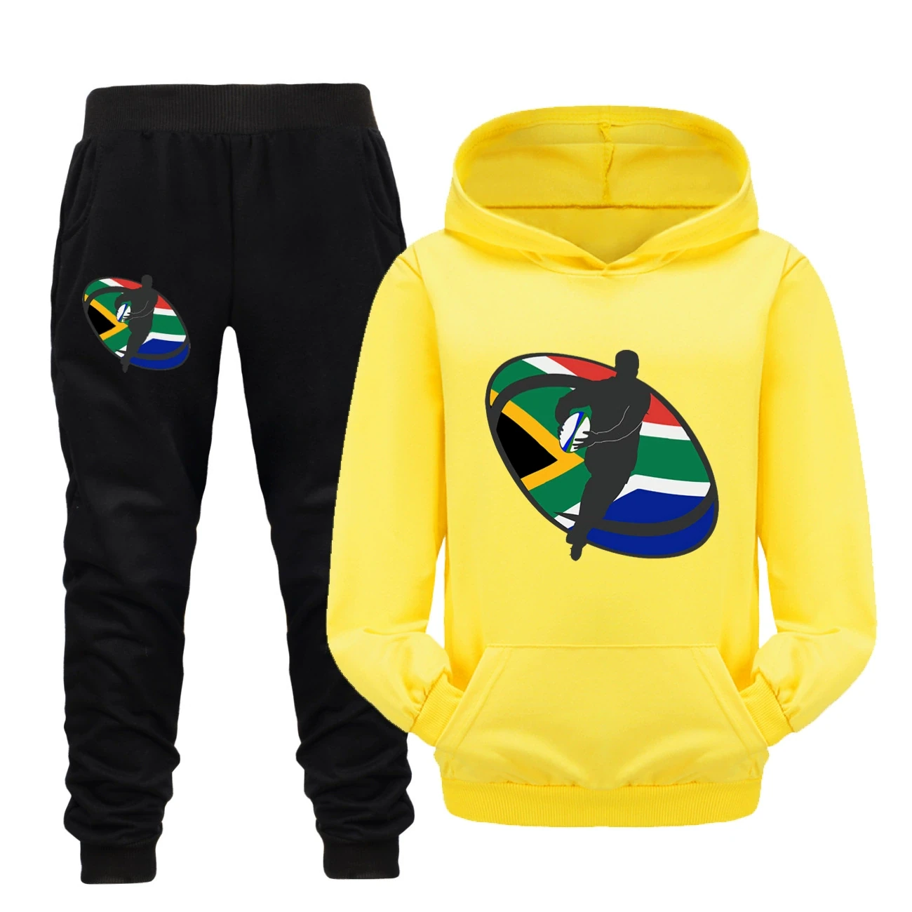 Adventure Hoodie & Jogger Set — 5807 Edition, Style 24 · Set · Yellow